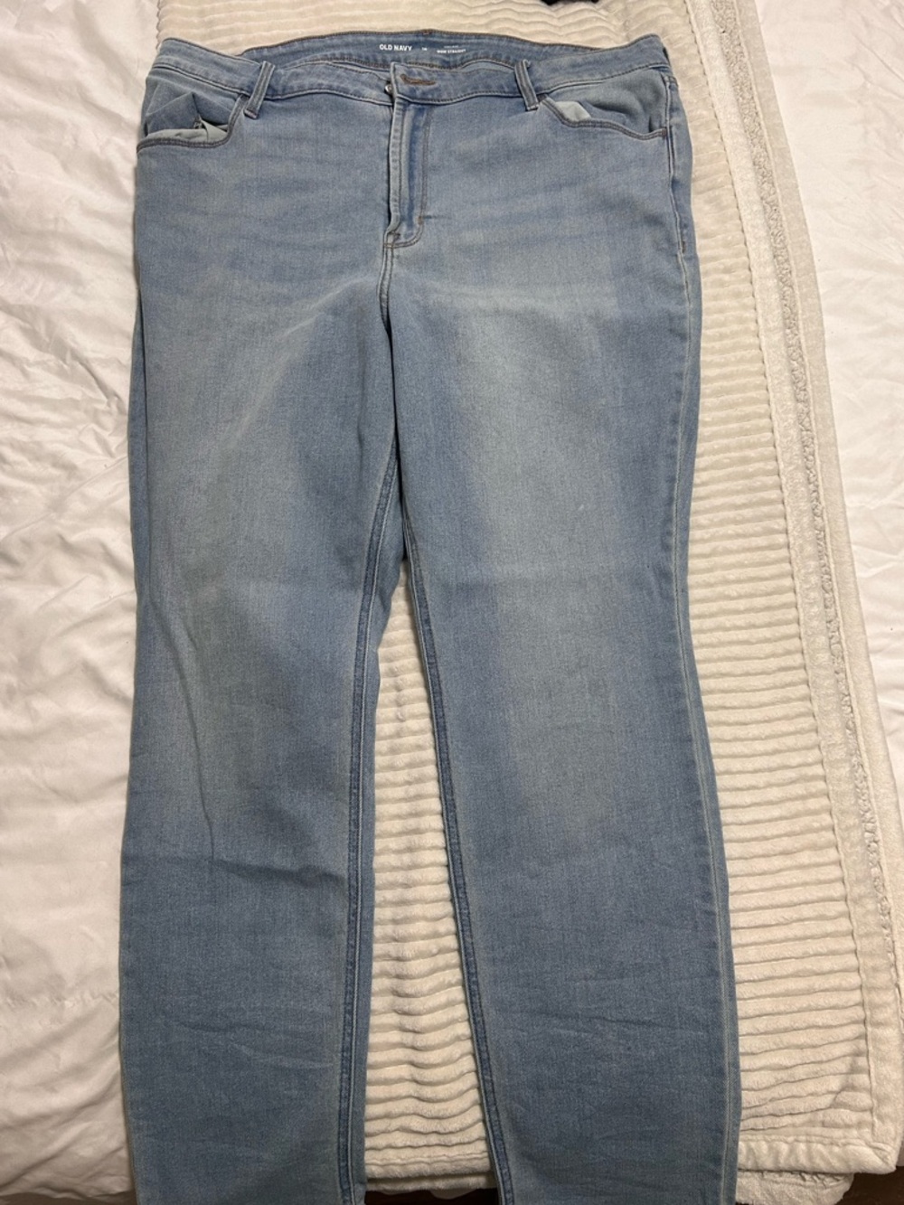 Old Navy Light Wash Women's Straight Leg Jeans